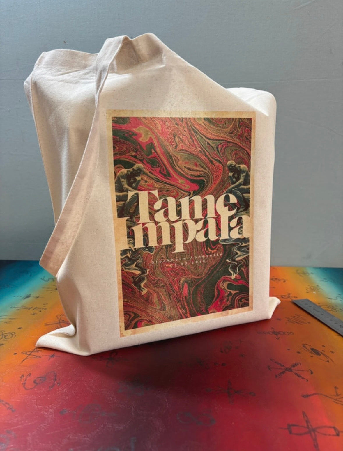 TAME IMPALA - LIVE IN STOCKHOLM - Symbios Design Tote Bag