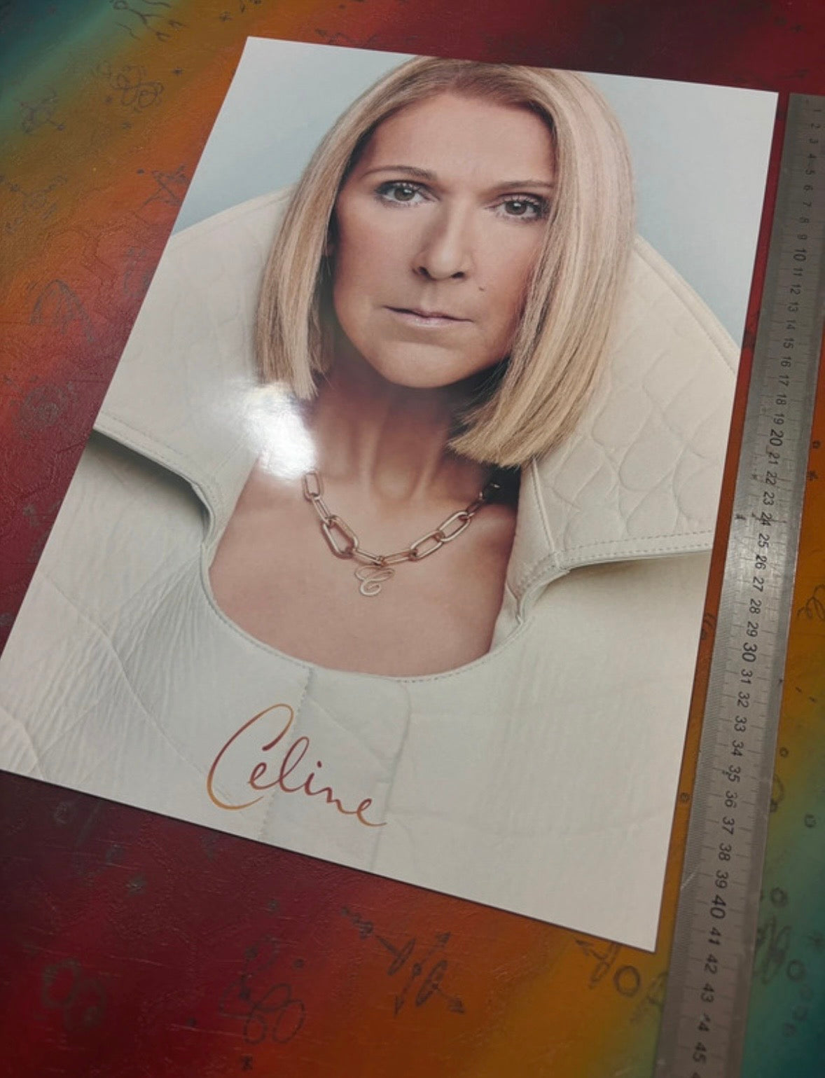 CELINE DION - PORTRAIT  - Symbios Design Rare Glossy Poster Print