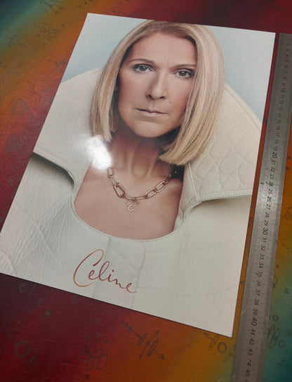 CELINE DION - PORTRAIT  - Symbios Design Rare Glossy Poster Print