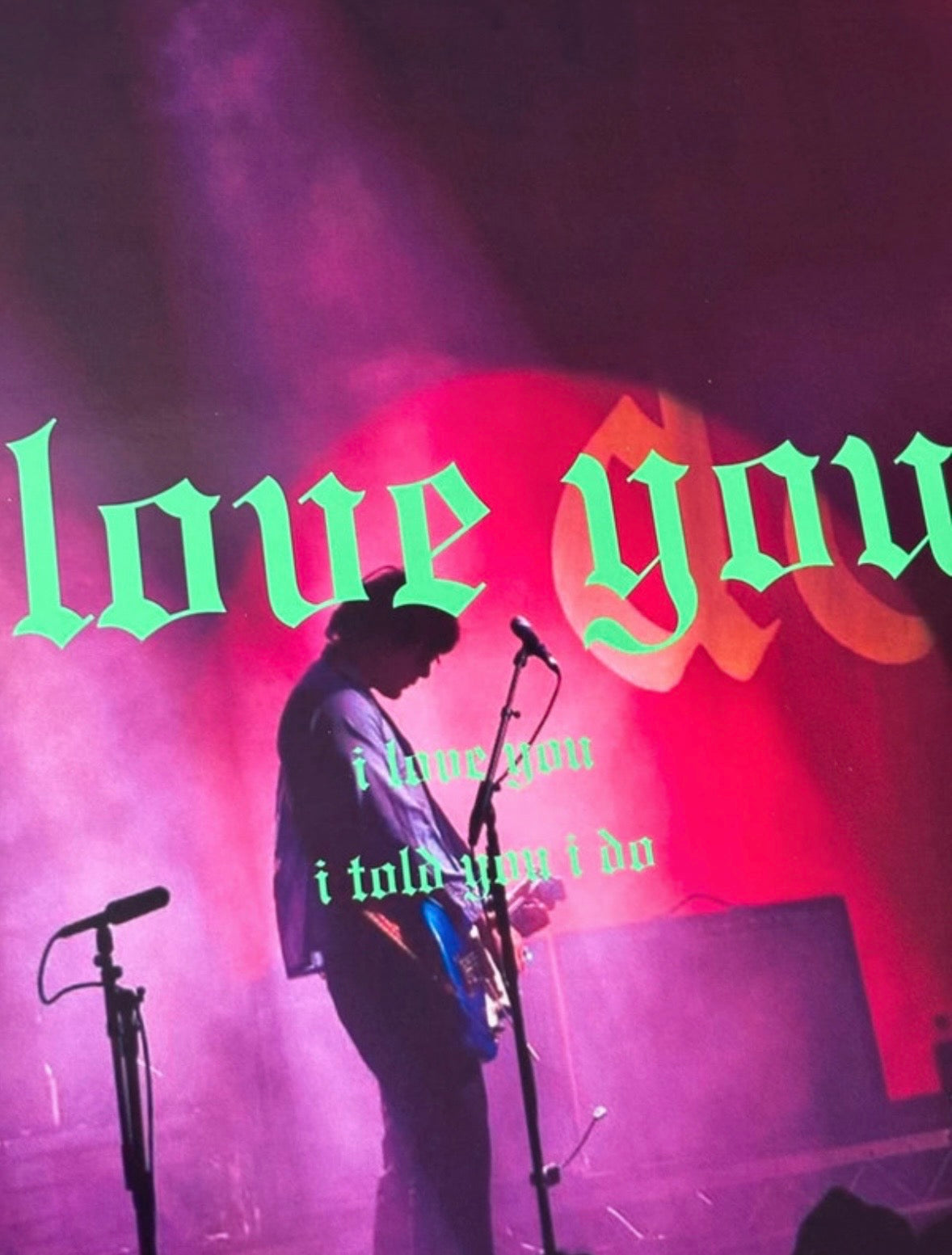 FONTAINES DC - I LOVE YOU - Symbios Design Rare Glossy Poster Print