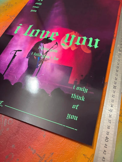 FONTAINES DC - I LOVE YOU - Symbios Design Rare Glossy Poster Print