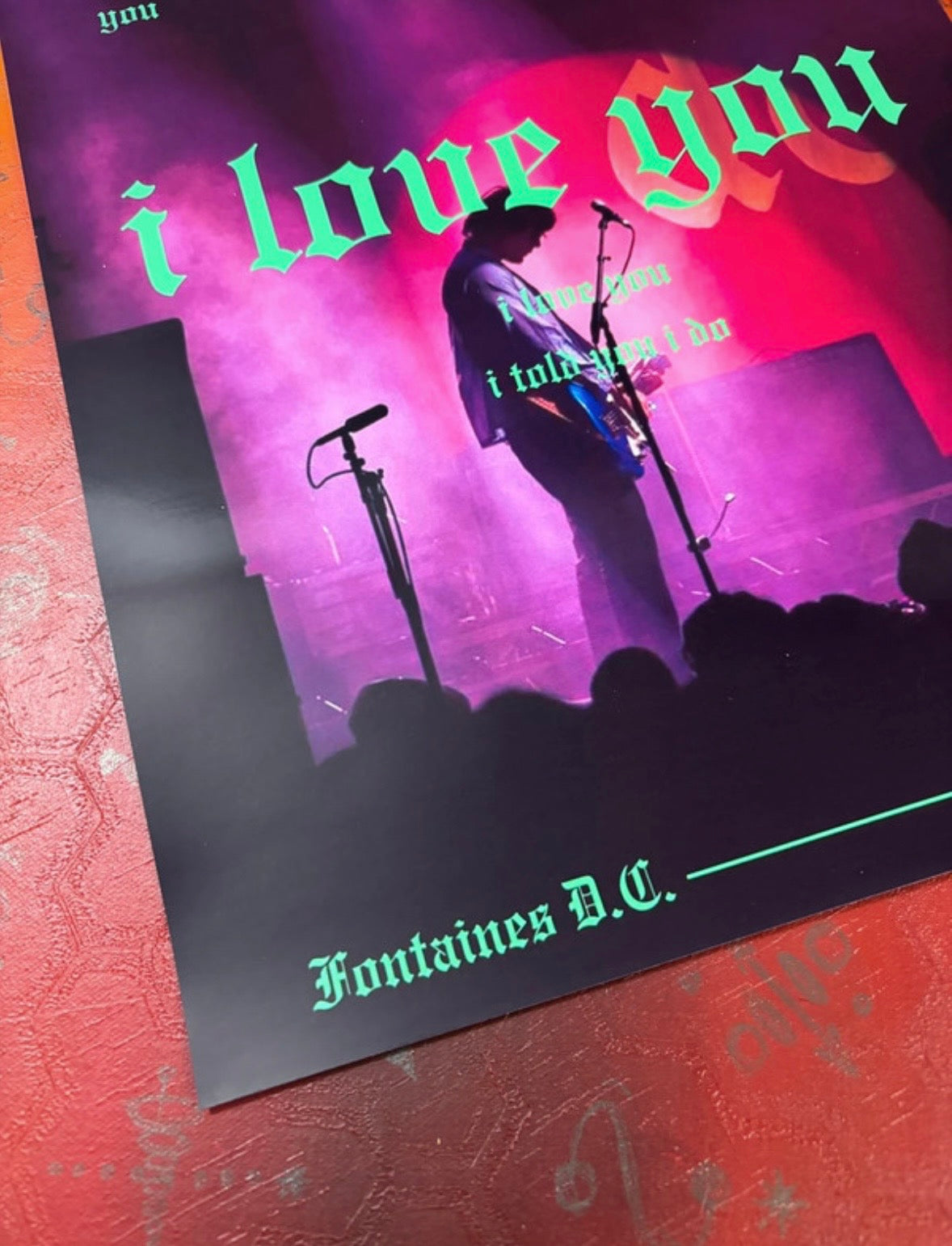 FONTAINES DC - I LOVE YOU - Symbios Design Rare Glossy Poster Print