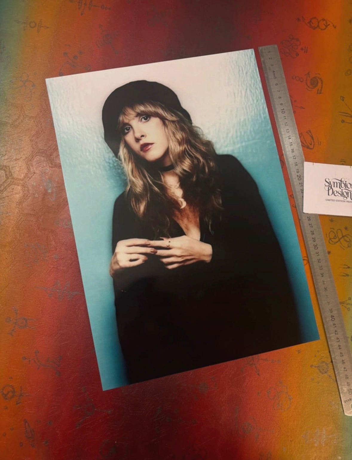 FLEETWOOD MAC - STEVIE NICKS - Symbios Design Rare Glossy Poster Print