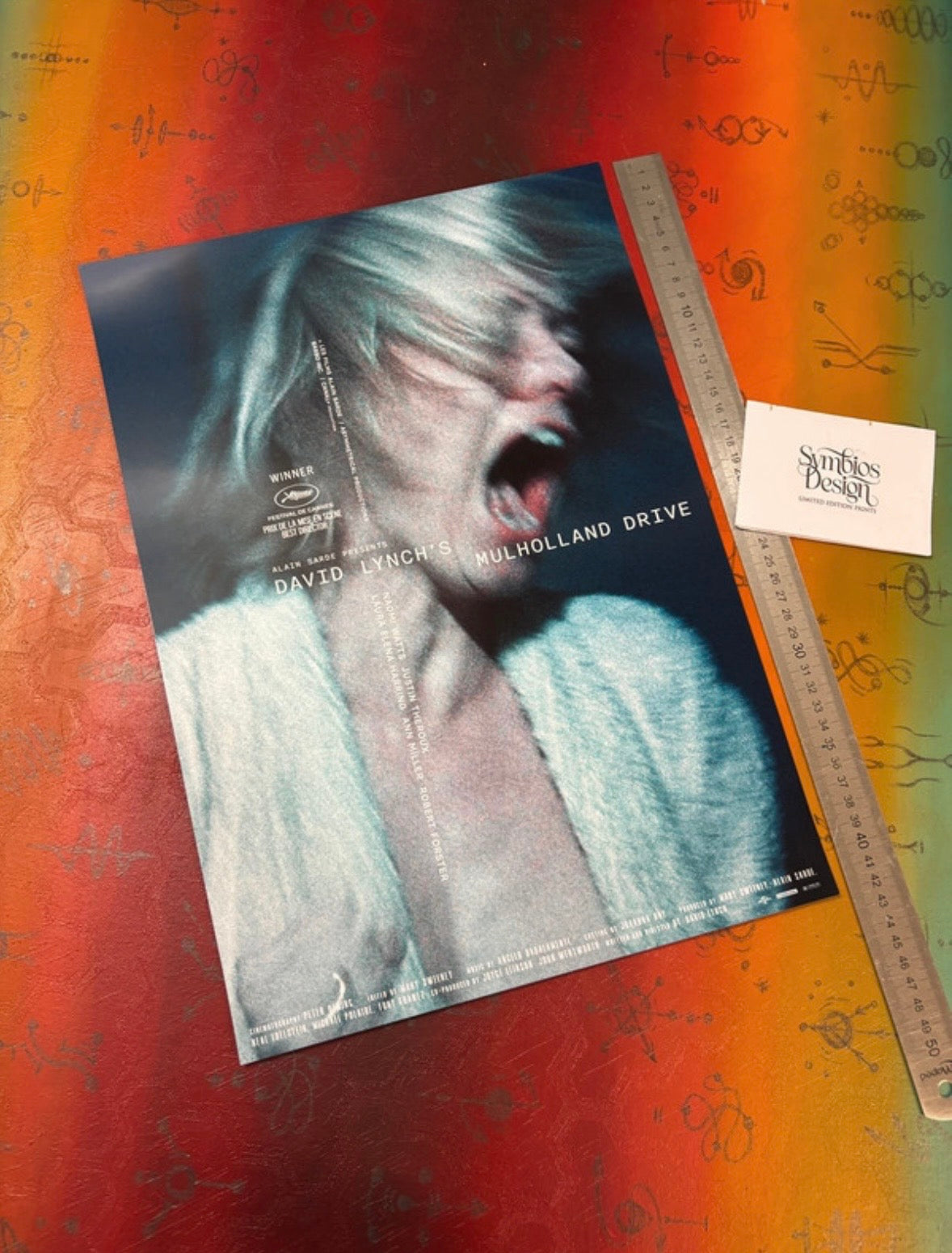DAVID LYNCH - MULHOLLAND DRIVE - Symbios Design Rare Glossy Poster Print