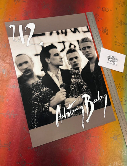 U2 - ACHTUNG BABY - Symbios Design Rare Glossy Poster Print