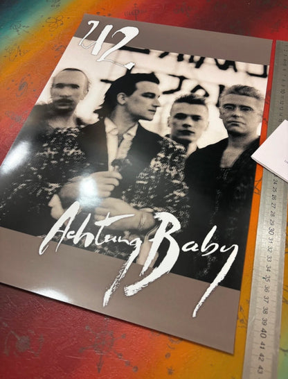 U2 - ACHTUNG BABY - Symbios Design Rare Glossy Poster Print