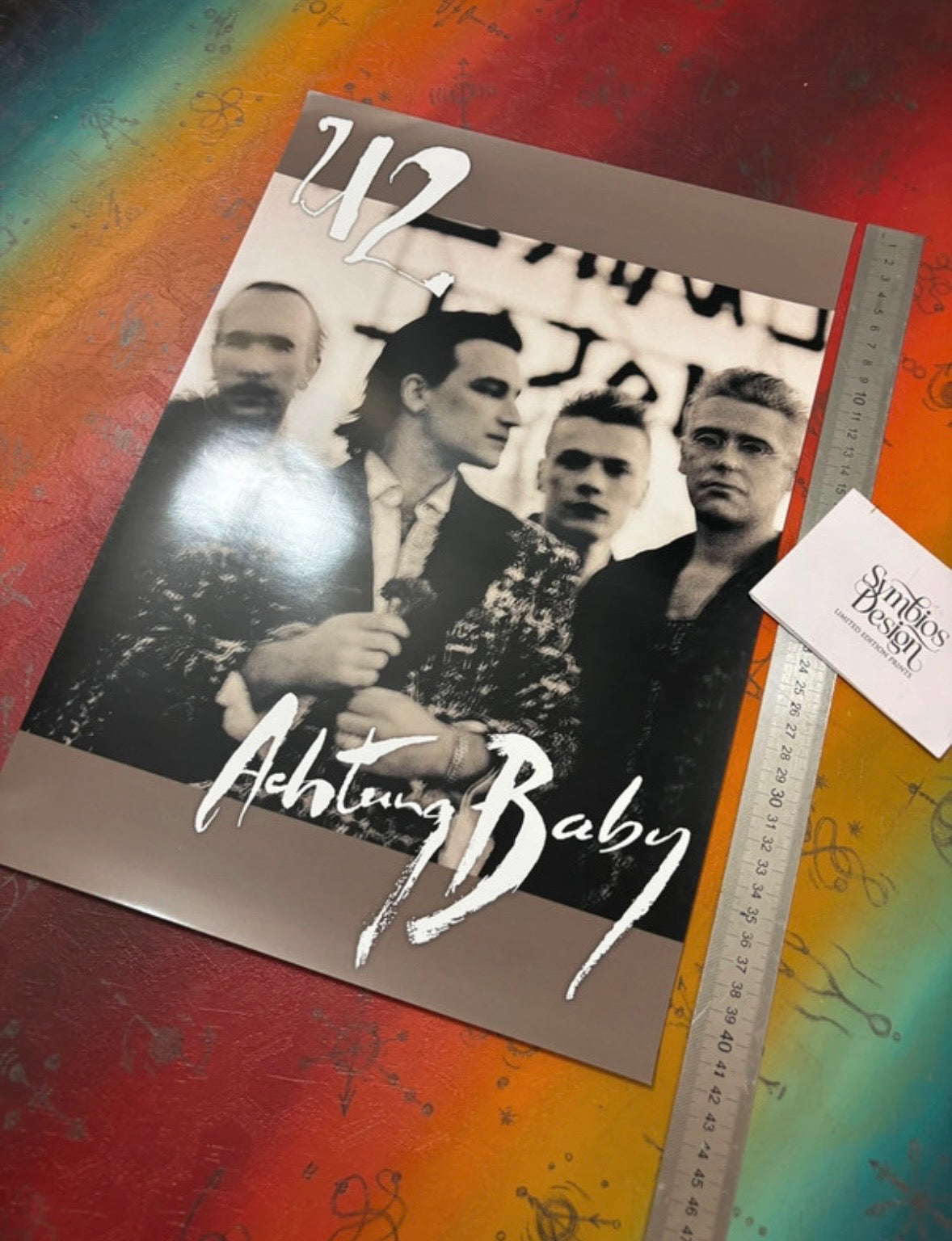 U2 - ACHTUNG BABY - Symbios Design Rare Glossy Poster Print