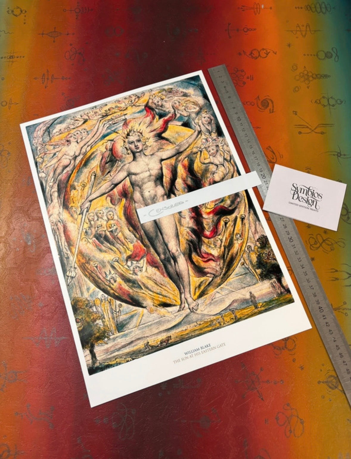WILLIAM BLAKE - Symbios Design Rare Glossy Poster Print
