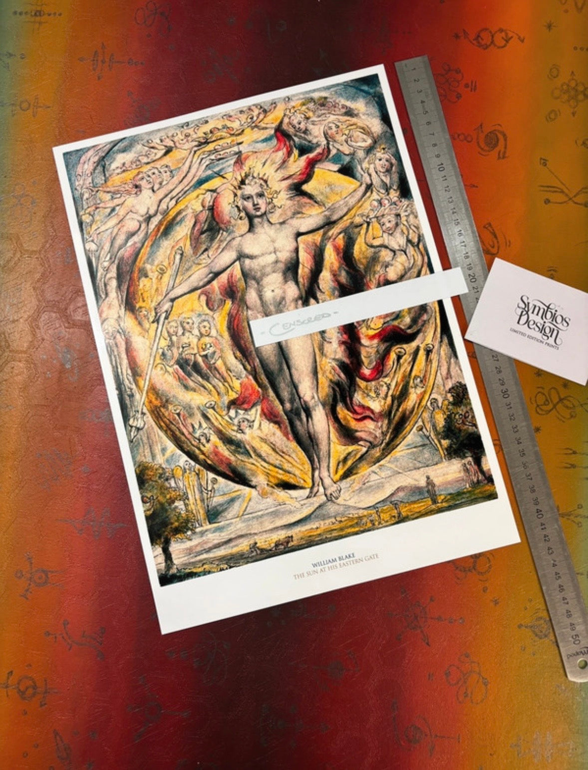 WILLIAM BLAKE - Symbios Design Rare Glossy Poster Print