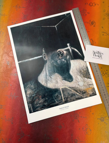 FRANCIS BACON - HEAD - Symbios Design Rare Glossy Poster Print