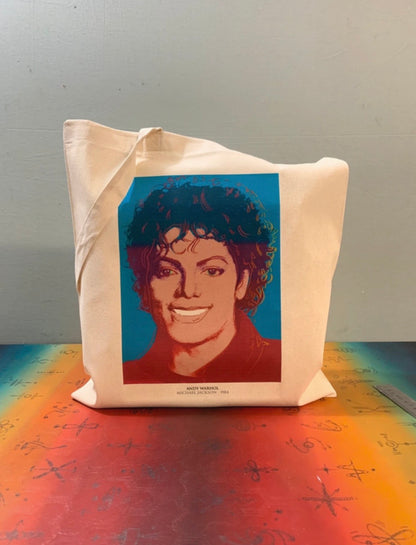 MICHAEL JACKSON - ANDY WARHOL - Symbios Design Tote Bag