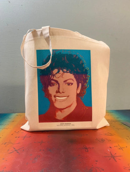 MICHAEL JACKSON - ANDY WARHOL - Symbios Design Tote Bag