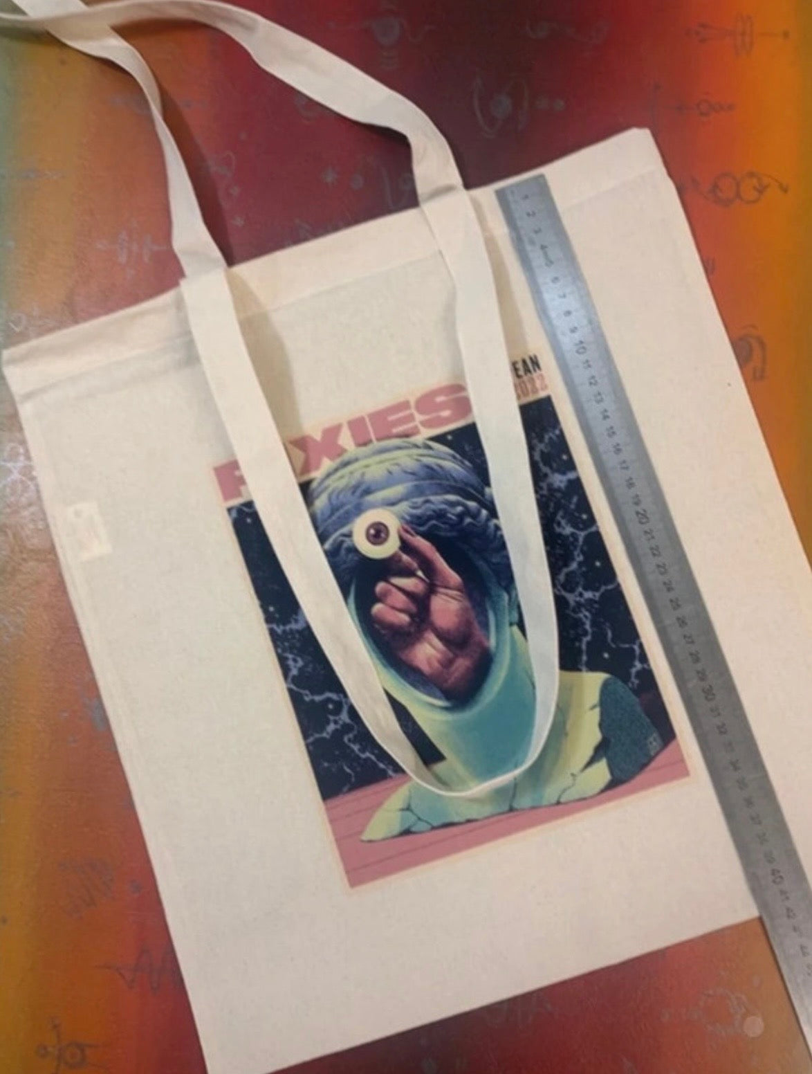 PIXIES - EUROPEAN TOUR - Symbios Design Tote Bag