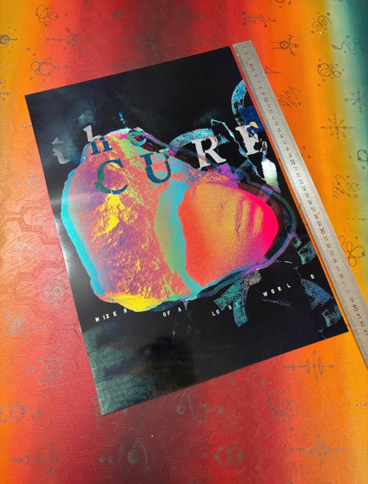 THE CURE - REMIXES OF A LOST WORLD  - Symbios Design Rare Glossy Poster Print