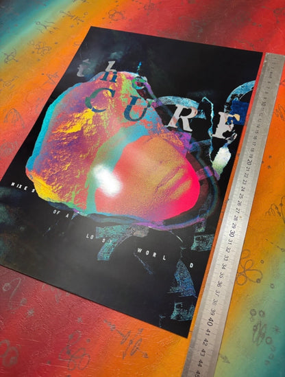 THE CURE - REMIXES OF A LOST WORLD  - Symbios Design Rare Glossy Poster Print