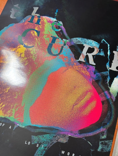 THE CURE - REMIXES OF A LOST WORLD  - Symbios Design Rare Glossy Poster Print