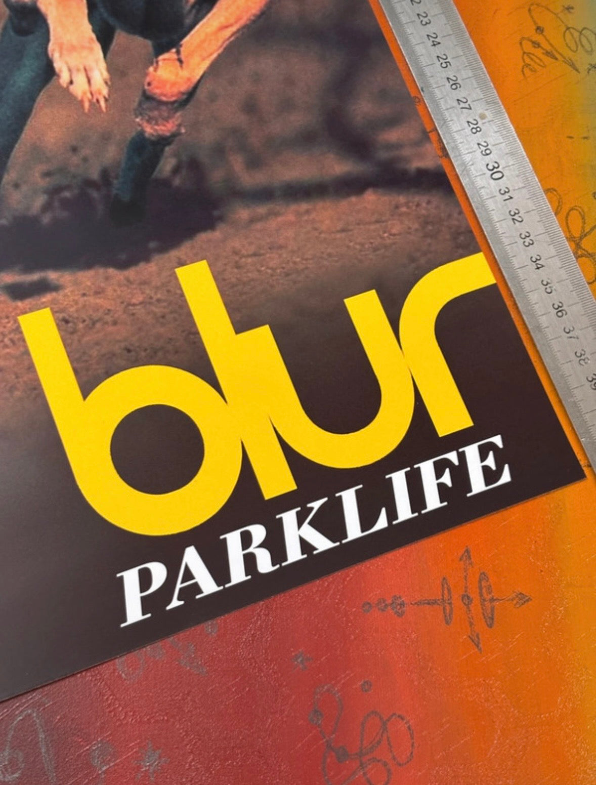 BLUR - PARKLIFE  - Symbios Design Rare Glossy Poster Print