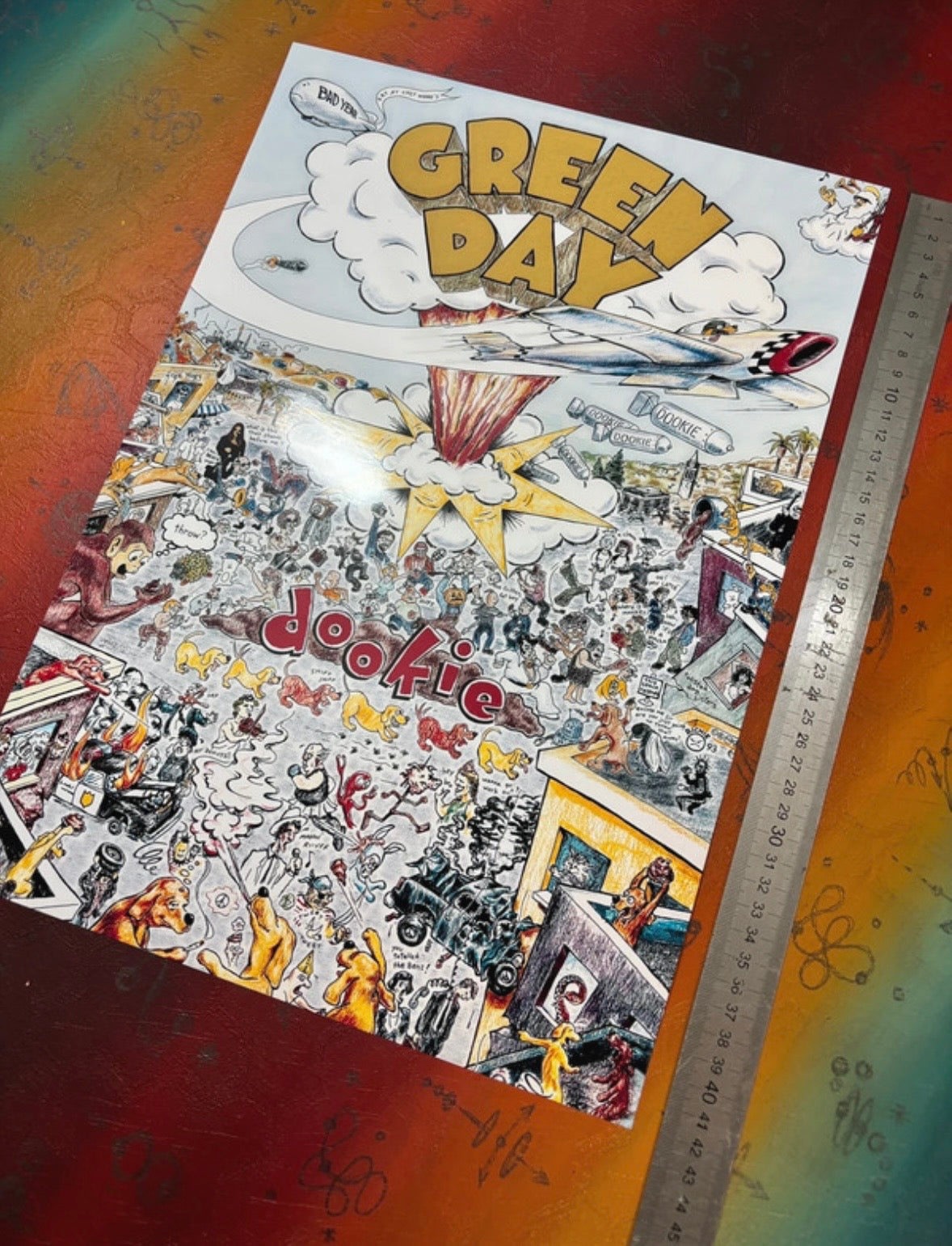 GREEN DAY - DOOKIE  - Symbios Design Rare Glossy Poster Print