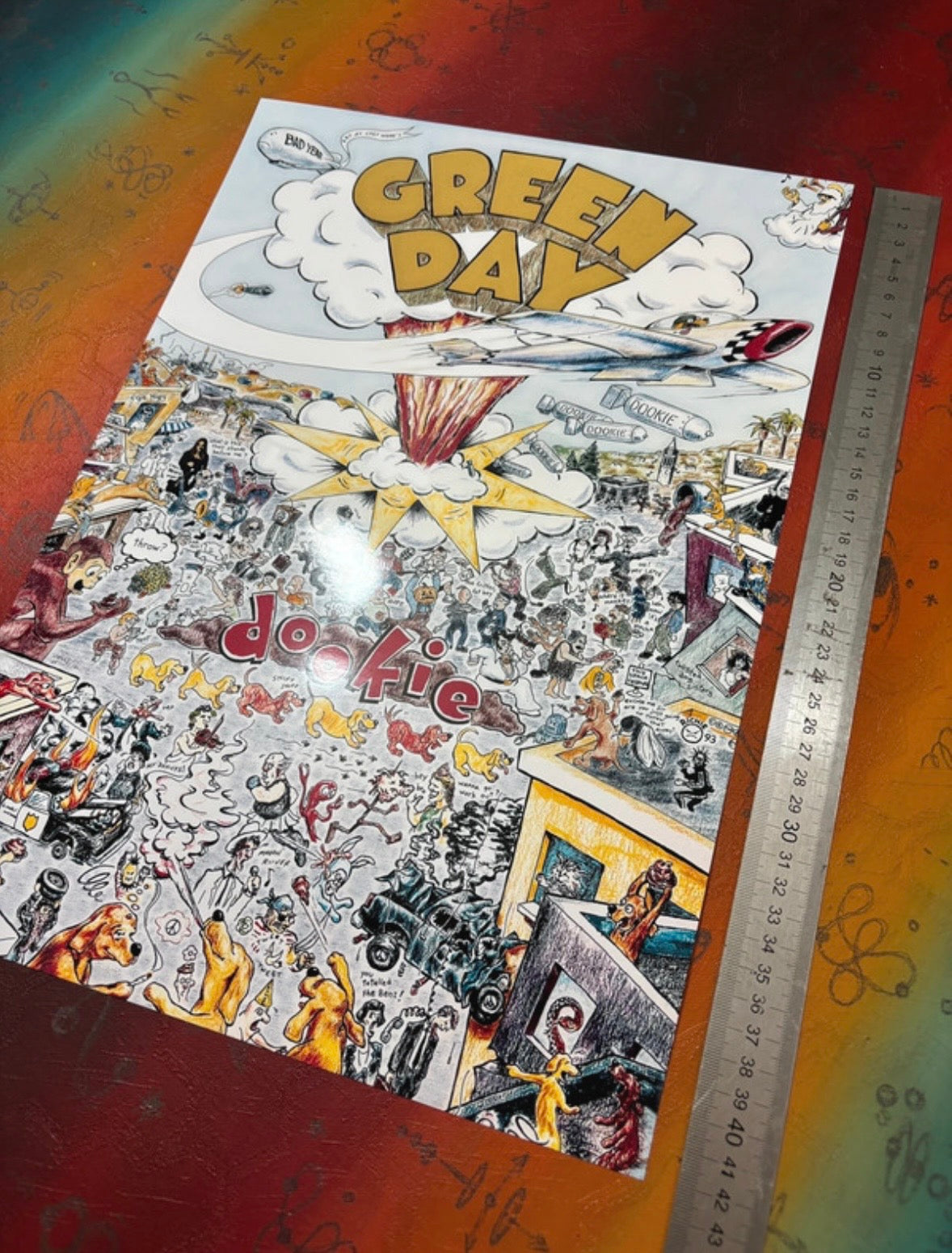 GREEN DAY - DOOKIE  - Symbios Design Rare Glossy Poster Print