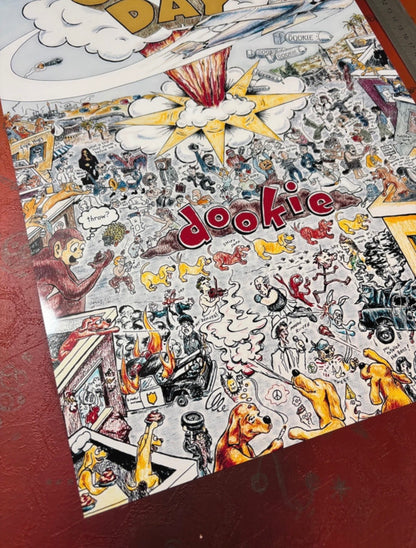 GREEN DAY - DOOKIE  - Symbios Design Rare Glossy Poster Print