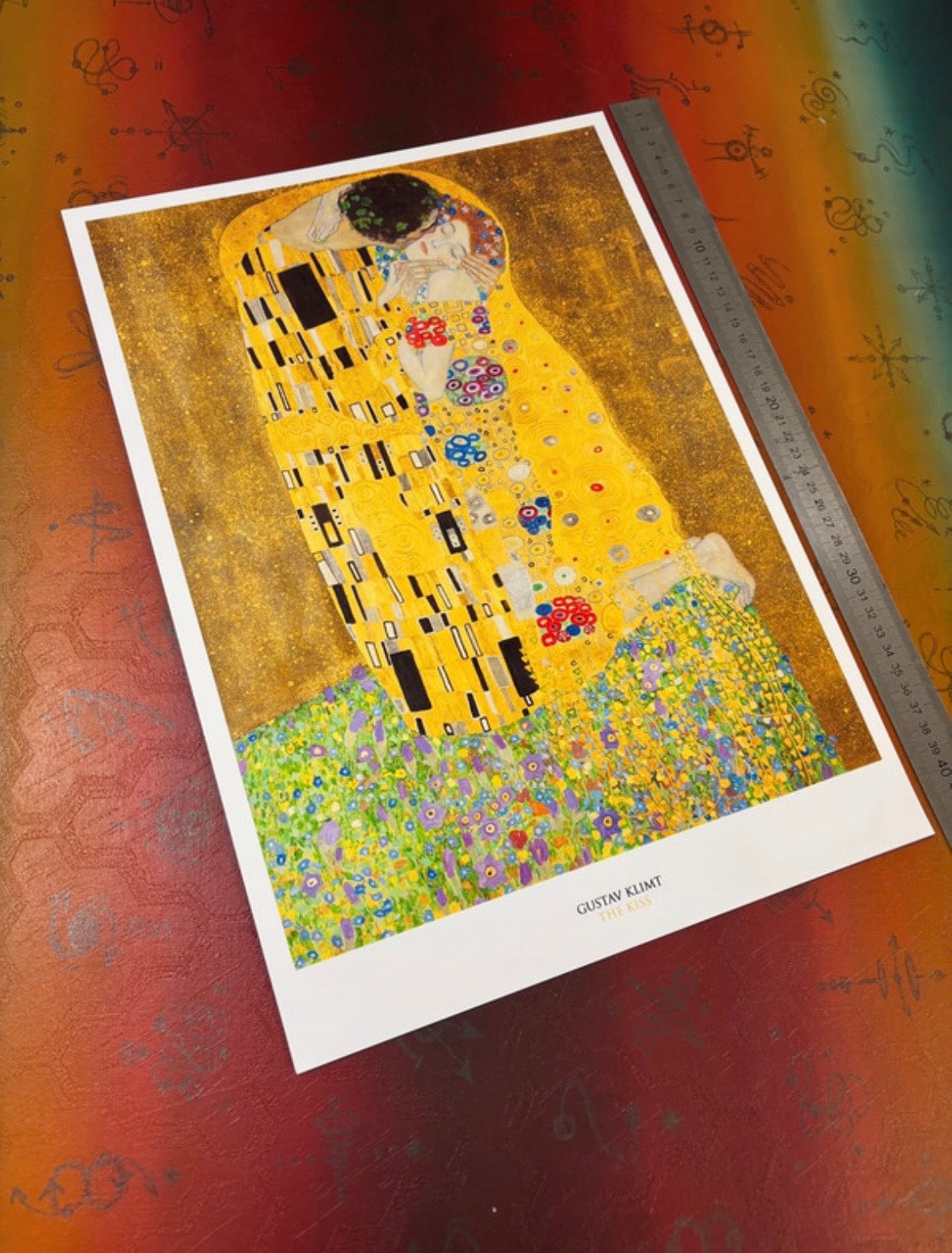 KLIMT - THE KISS  - Symbios Design Rare Glossy Poster Print