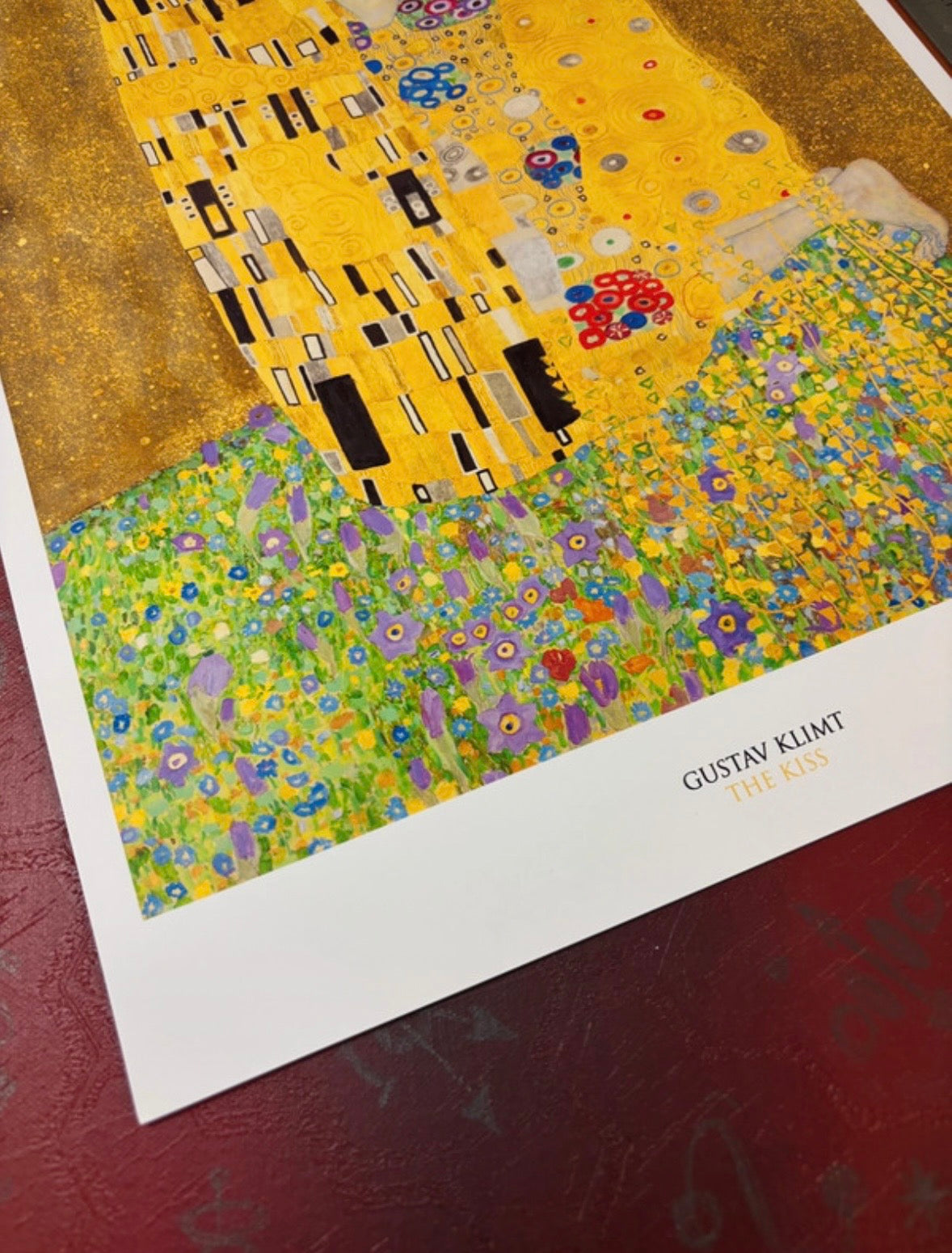 KLIMT - THE KISS  - Symbios Design Rare Glossy Poster Print