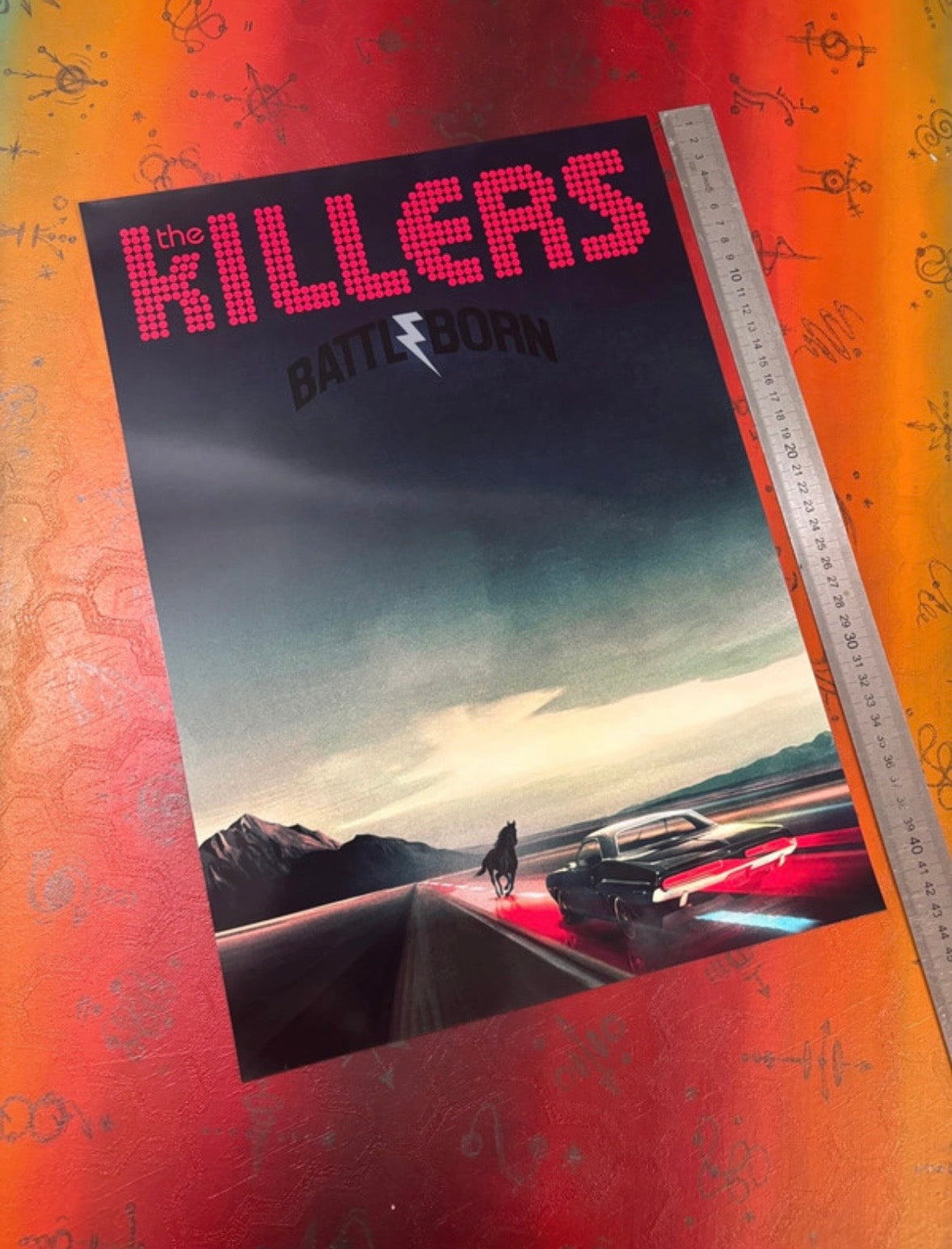 THE KILLERS - BATTLE BORN  - Symbios Design Rare Glossy Poster Print