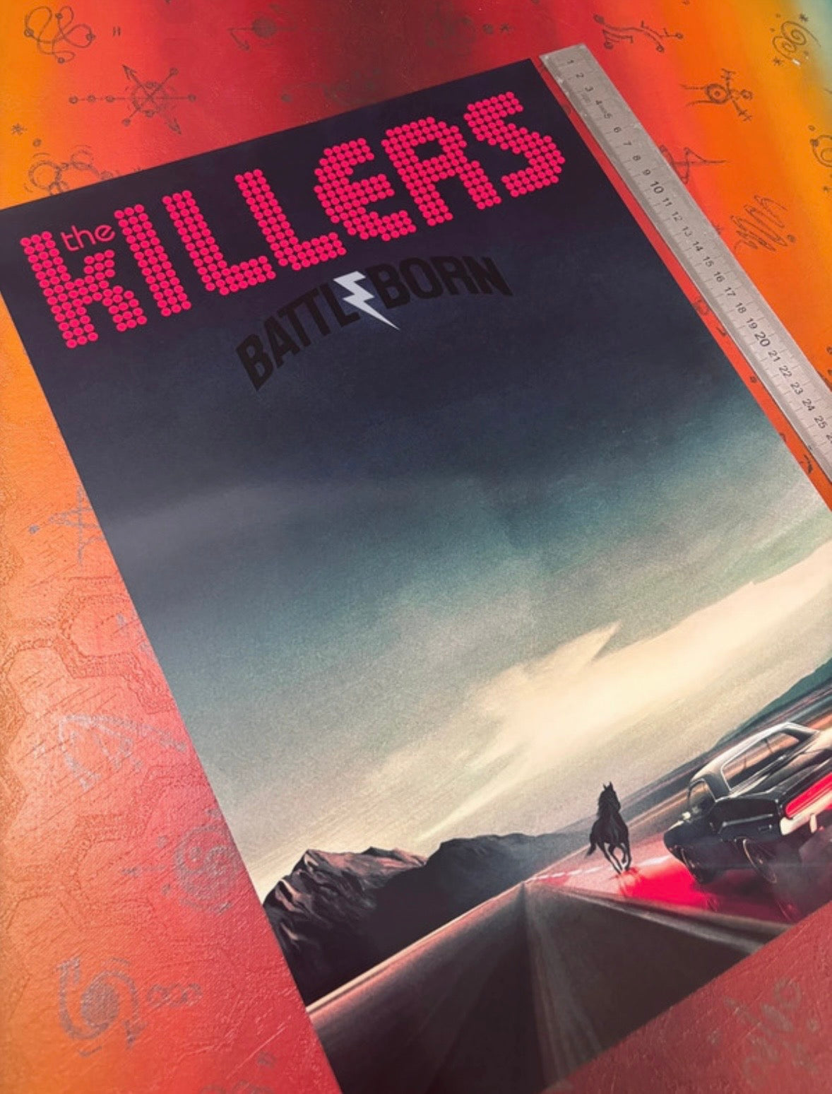 THE KILLERS - BATTLE BORN  - Symbios Design Rare Glossy Poster Print