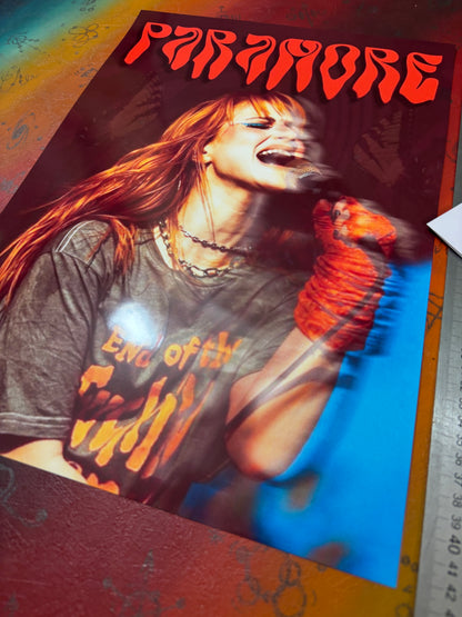 PARAMORE - LIVE - Symbios Design - Rare Glossy Print