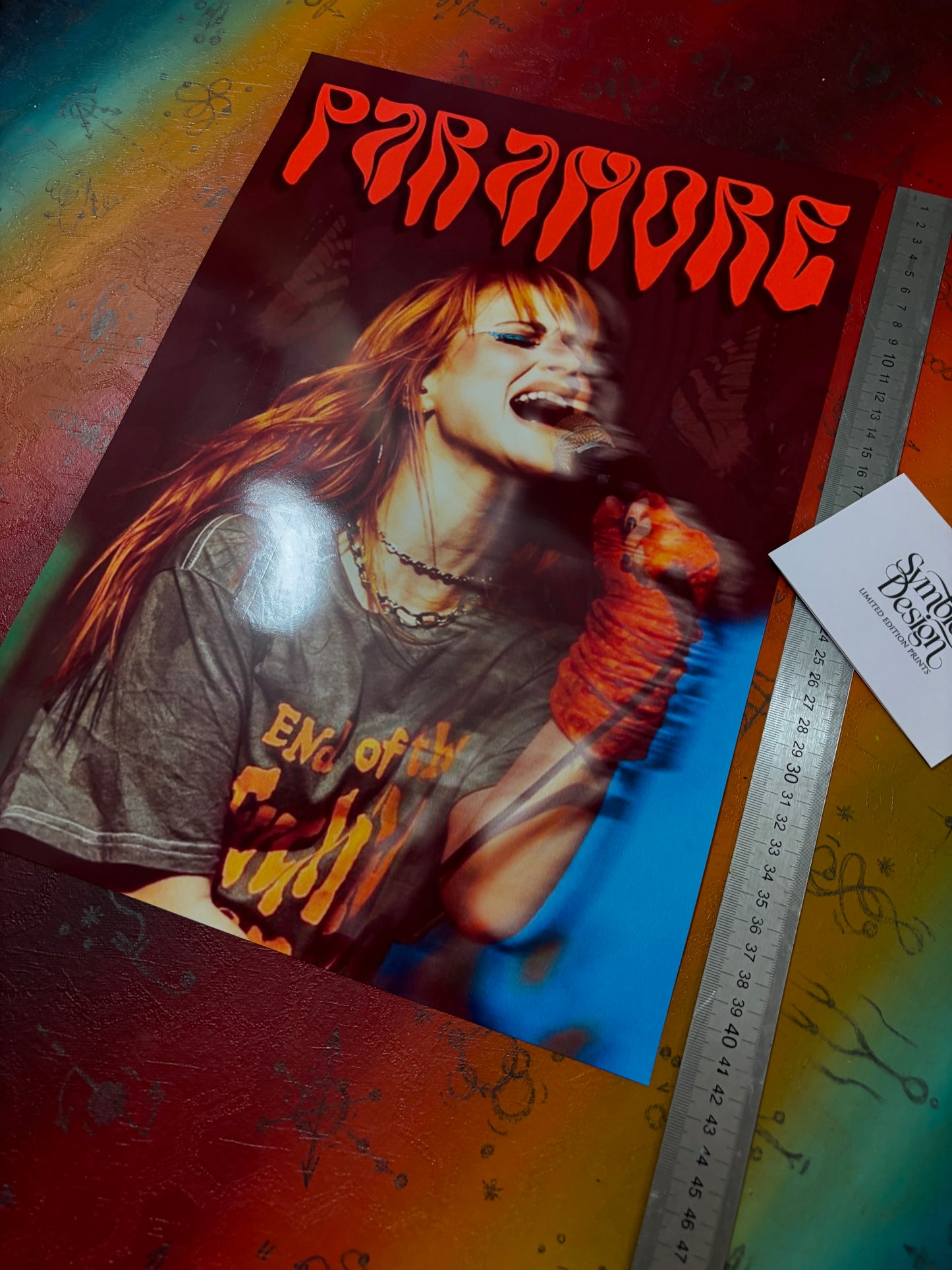PARAMORE - LIVE - Symbios Design - Rare Glossy Print