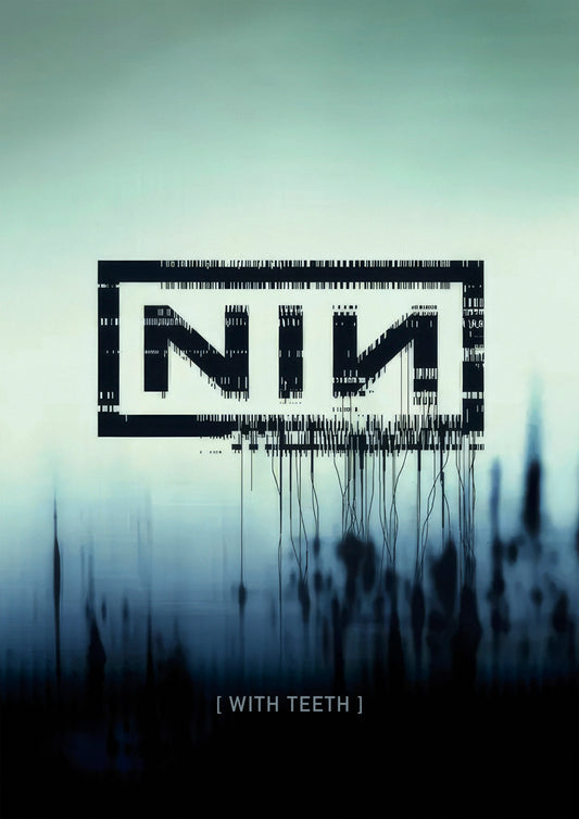 NINE INCH NAILS - WITH TEETH - Symbios Design Rare Glossy Poster Print