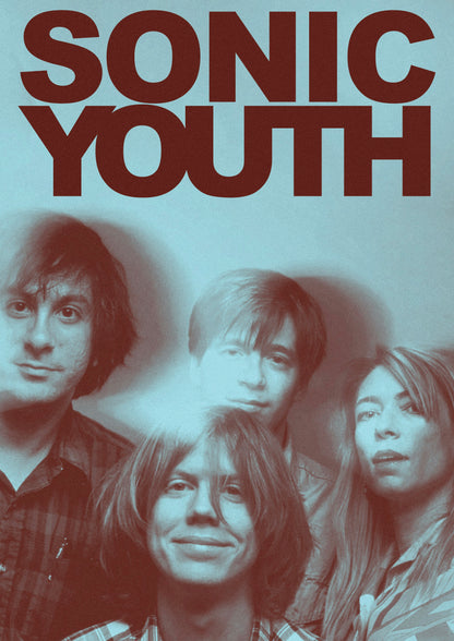 SONIC YOUTH - Symbios Design Rare Glossy Poster Print