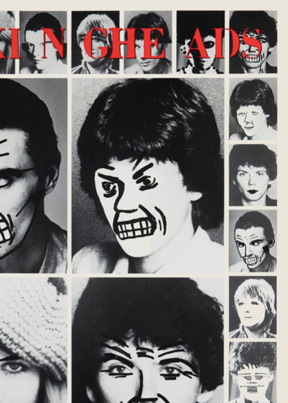 Talking Heads - Speaking Tongues  - Rare Music Poster,  Music Decor, Band Memorabilia, Music Lover Gift