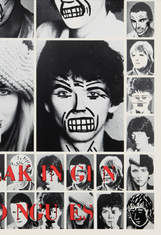 Talking Heads - Speaking Tongues  - Rare Music Poster,  Music Decor, Band Memorabilia, Music Lover Gift