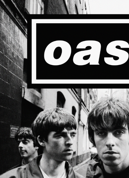 OASIS - RARE BAND PORTRAIT - Symbios Design Rare Glossy Poster Print