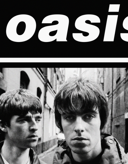 OASIS - RARE BAND PORTRAIT - Symbios Design Rare Glossy Poster Print