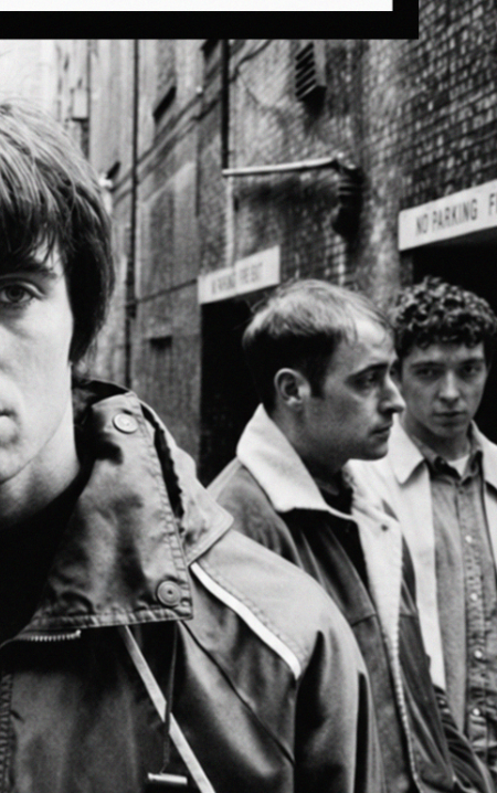 OASIS - RARE BAND PORTRAIT - Symbios Design Rare Glossy Poster Print