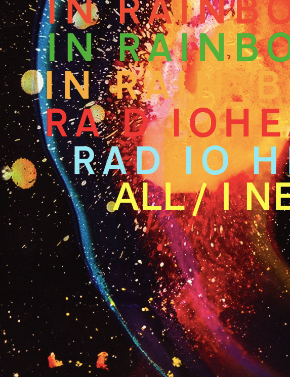 RADIOHEAD - IN RAINBOWS - ALL I NEED - Symbios Design Rare Glossy Poster Print