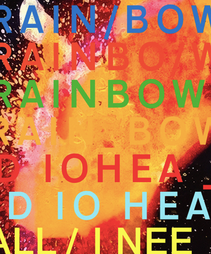 RADIOHEAD - IN RAINBOWS - ALL I NEED - Symbios Design Rare Glossy Poster Print