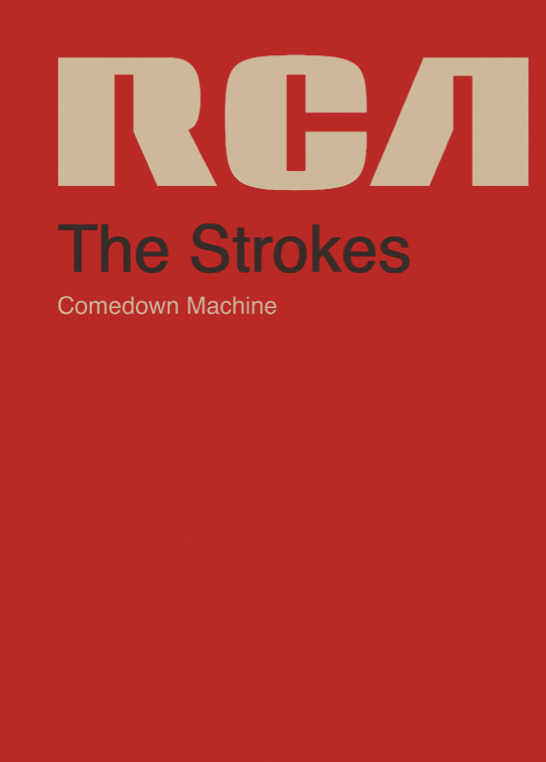 THE STROKES - COMEDOWN MACHINE - Symbios Design Rare Glossy Poster Print