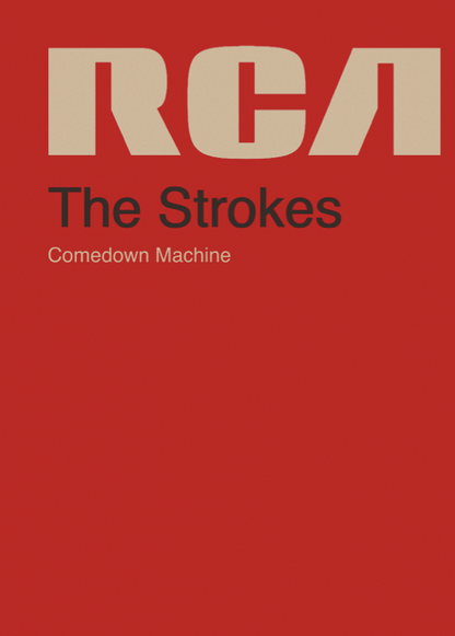 THE STROKES - COMEDOWN MACHINE - Symbios Design Rare Glossy Poster Print