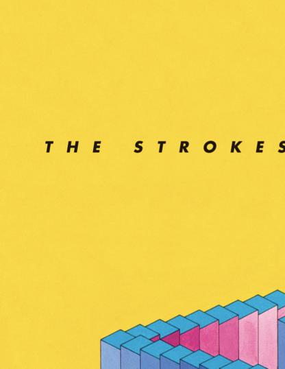 THE STROKES - ANGLES - Symbios Design Rare Glossy Poster Print