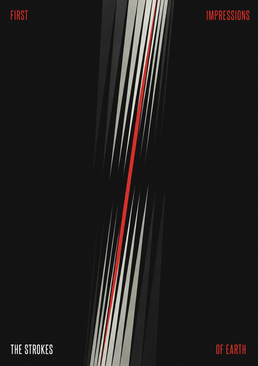 THE STROKES - FIRST IMPRESSION OF EARTH - Symbios Design Rare Glossy Poster Print