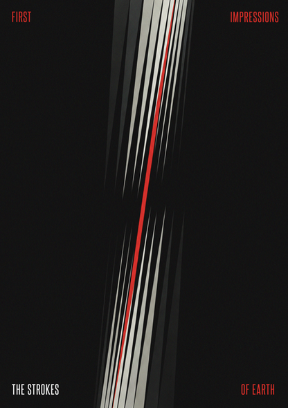THE STROKES - FIRST IMPRESSION OF EARTH - Symbios Design Rare Glossy Poster Print