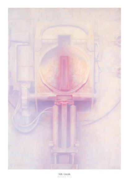 H.R. Giger - PASSAGE 1972 - Symbios Design Rare Glossy Poster Print
