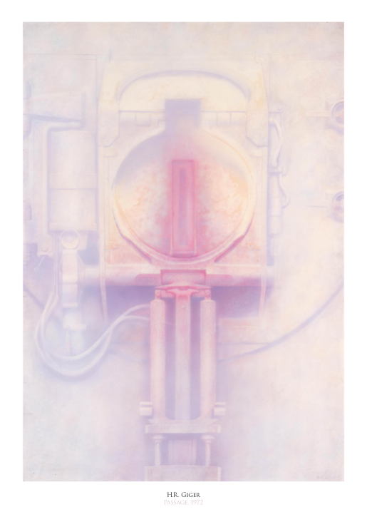 H.R. Giger - PASSAGE 1972 - Symbios Design Rare Glossy Poster Print