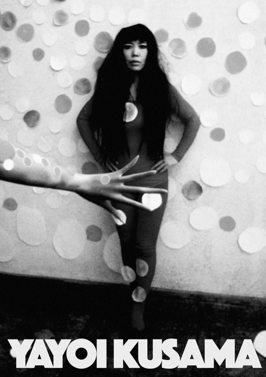 YAYOI KUSAMA - PORTRAIT - Symbios Design Rare Glossy Poster Print