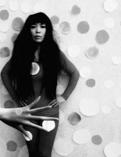 YAYOI KUSAMA - PORTRAIT - Symbios Design Rare Glossy Poster Print