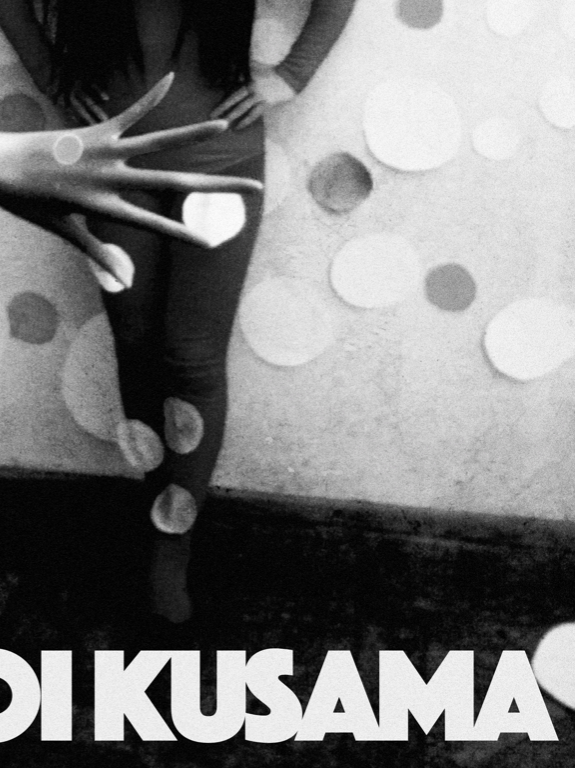 YAYOI KUSAMA - PORTRAIT - Symbios Design Rare Glossy Poster Print