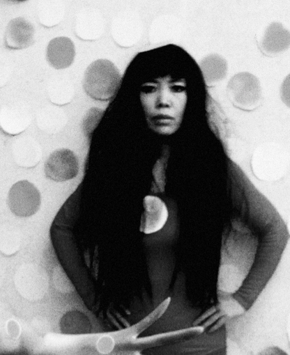 YAYOI KUSAMA - PORTRAIT - Symbios Design Rare Glossy Poster Print